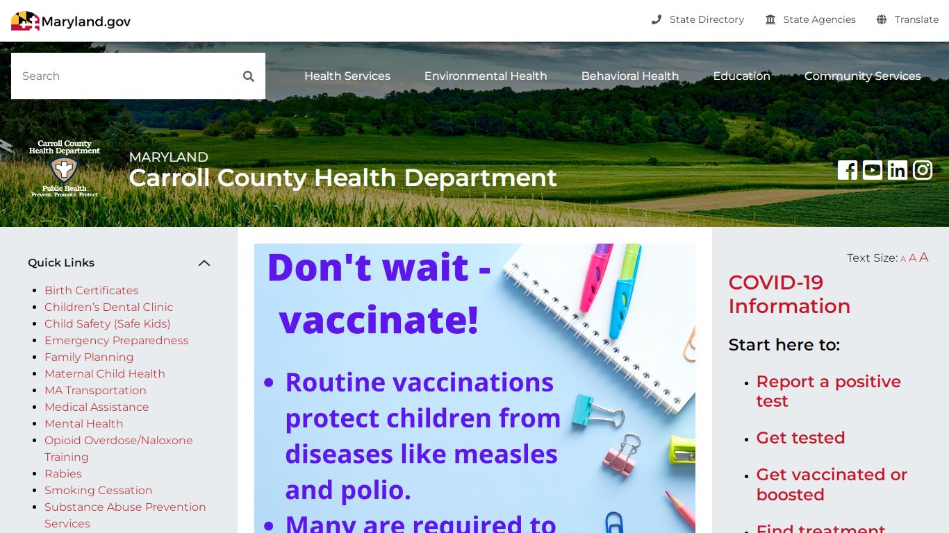 Carroll County Health Department